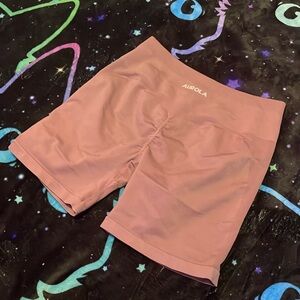 AUROLA GYM SHORTS SIZE L MAUVE